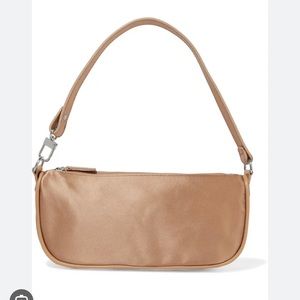 By Far Rachel silk satin bag.